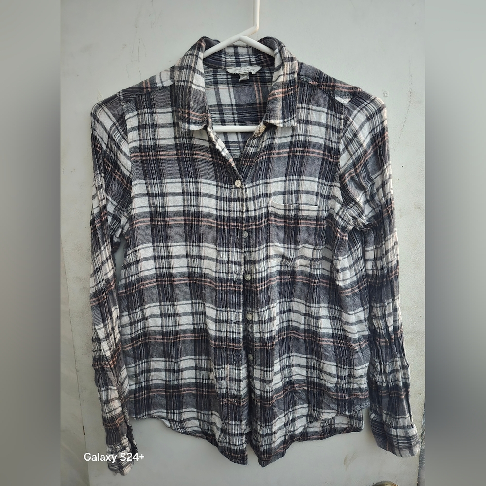 Plaid button up Lucky Brand